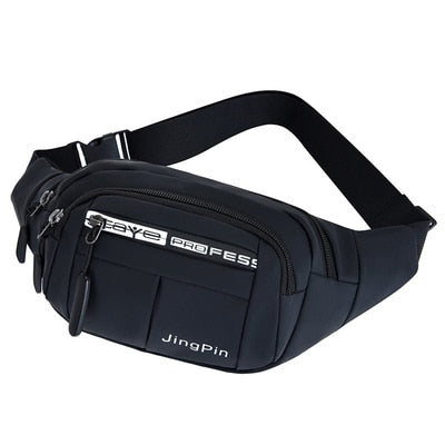 Outdoor Waist Bag Waterproof Waist Bum Bag Running Jogging Belt Pouch Zip Fanny Pack Mobile Phone Bag Oxford Cloth Chest Bag