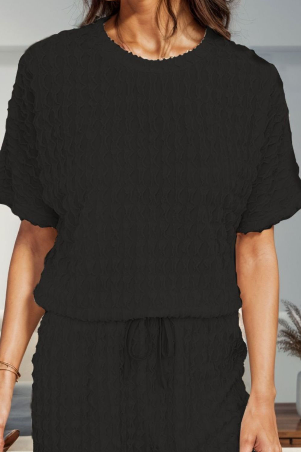 Ensemble t-shirt à manches courtes et col rond et short