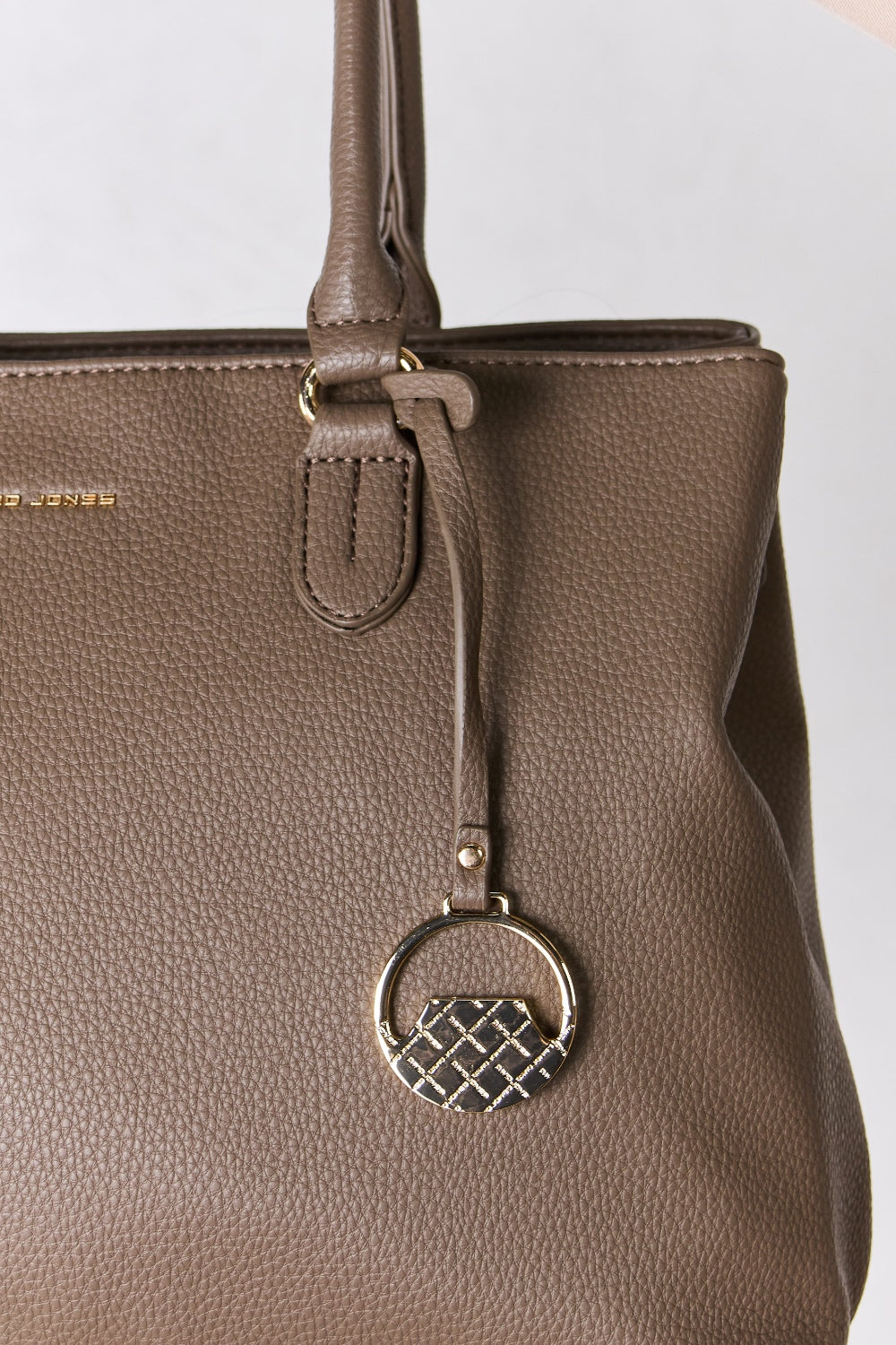 Sac à main en cuir structuré David Jones