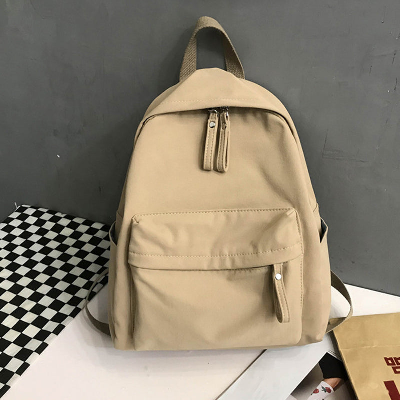 Sac à dos en coton zippé