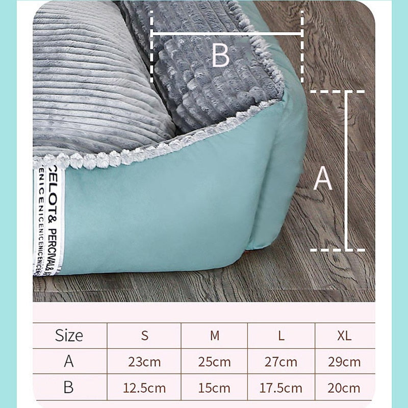 Panier pour chien HOOPET, lit chaud d'hiver pour animaux de compagnie, pour petits, moyens et grands chiens, maison pour labradors, lit doux pour grands chiens