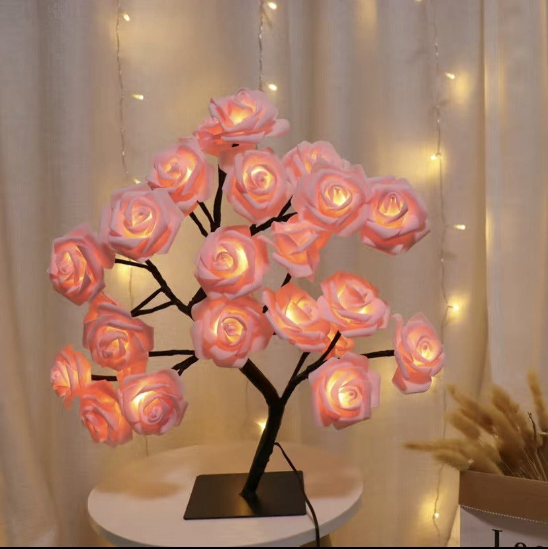 Nouvelle lampe LED pour arbre Sakura Rose Light Veilleuse décorative