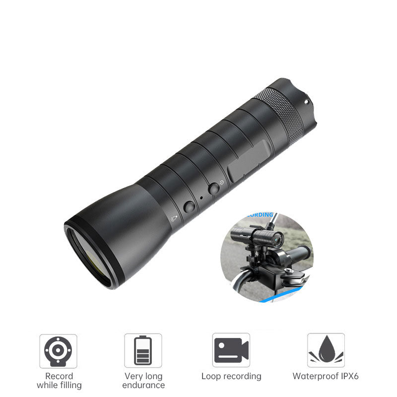 Caméra de poche extérieure HD avec vision nocturne et casque étanche