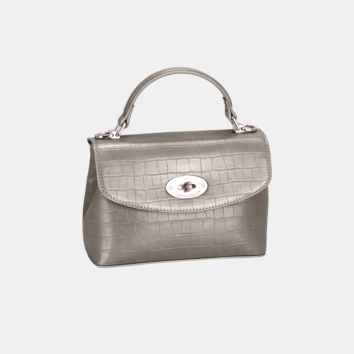 Sac à main en cuir PU texturé David Jones
