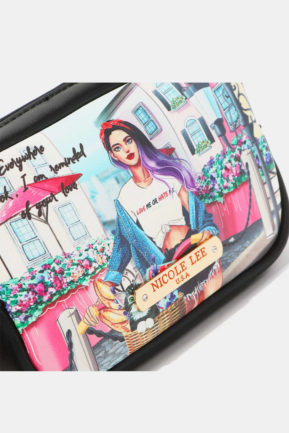 Sac banane double pochette Nicole Lee USA