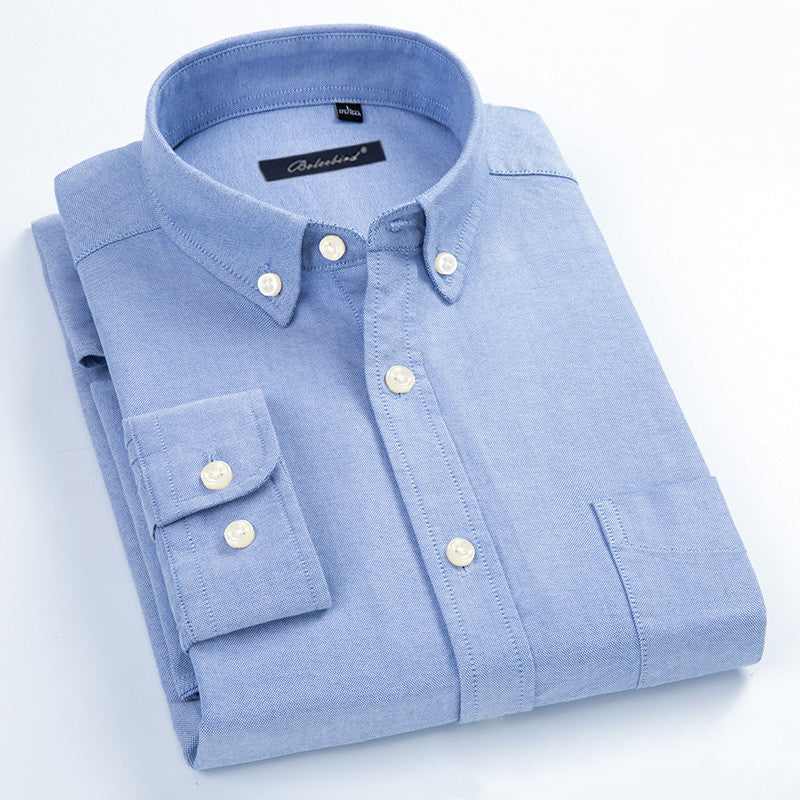 Chemise Oxford à manches longues pour homme