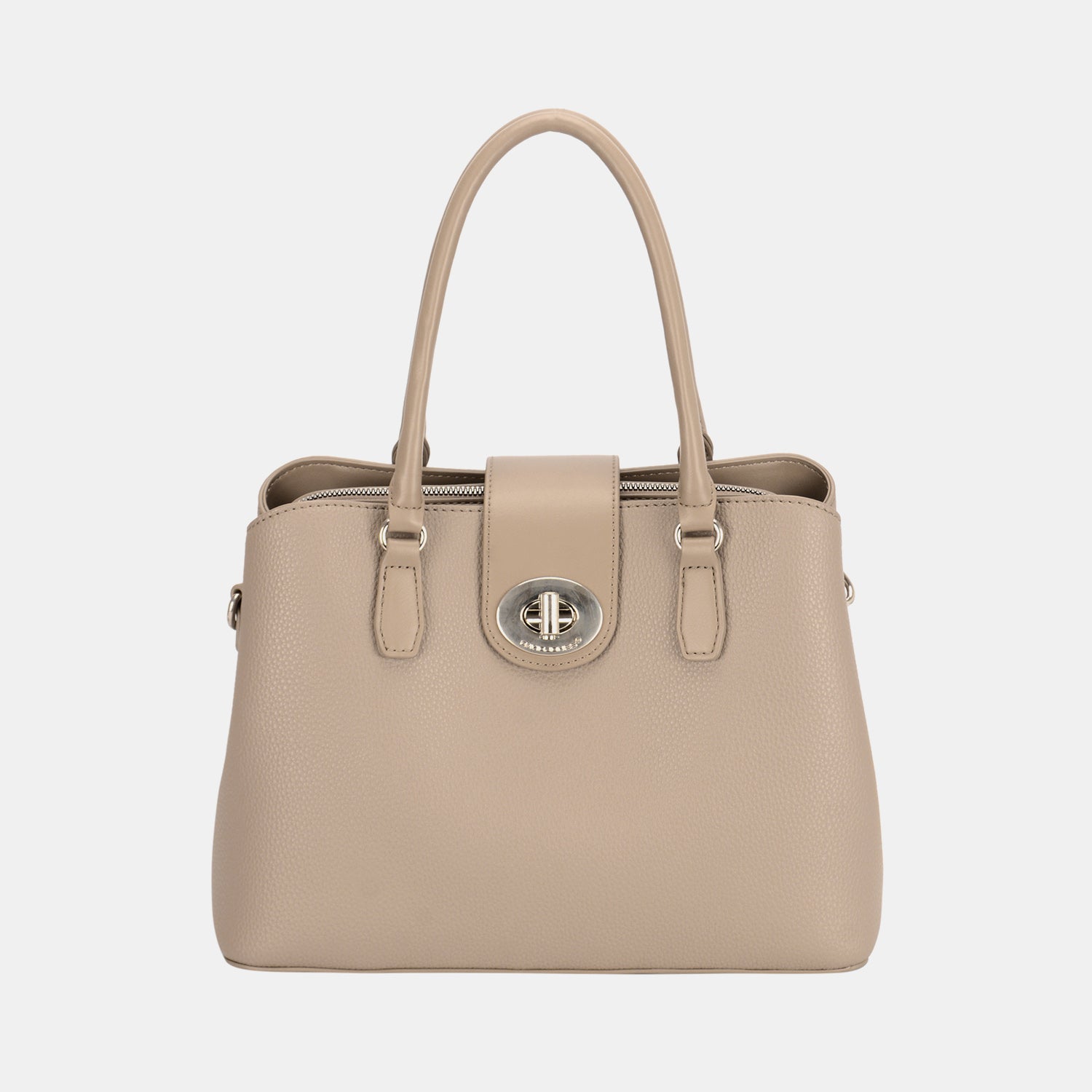Sac fourre-tout en cuir PU à fermoir tournant David Jones