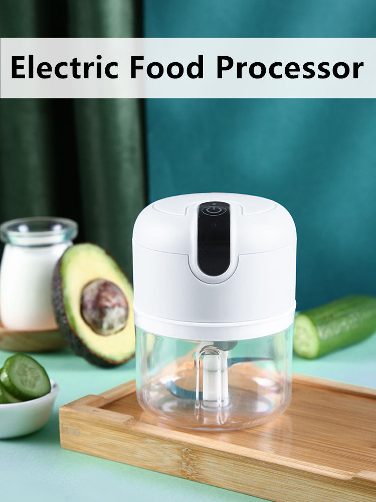 Mini hachoir électrique multifonction rechargeable par USB, appareil de cuisine domestique de 250 ml, presse-ail, batteur à ail sans fil
