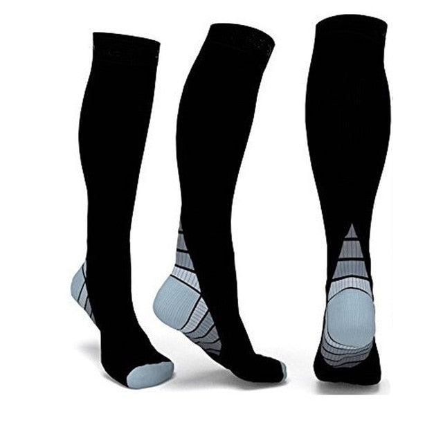 Chaussettes de compression pour hommes et femmes, adaptées aux chaussettes longues, chaussettes Boost pour hommes, super qualité, trois couleurs