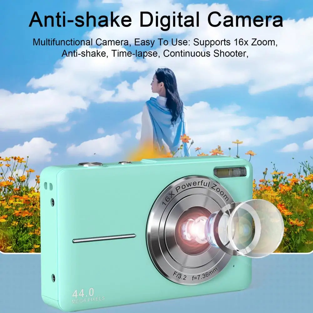FHD 1080P Digital Camera Compact Portable Digital Camera for Photography for Kid Adult Camcorder Camera
