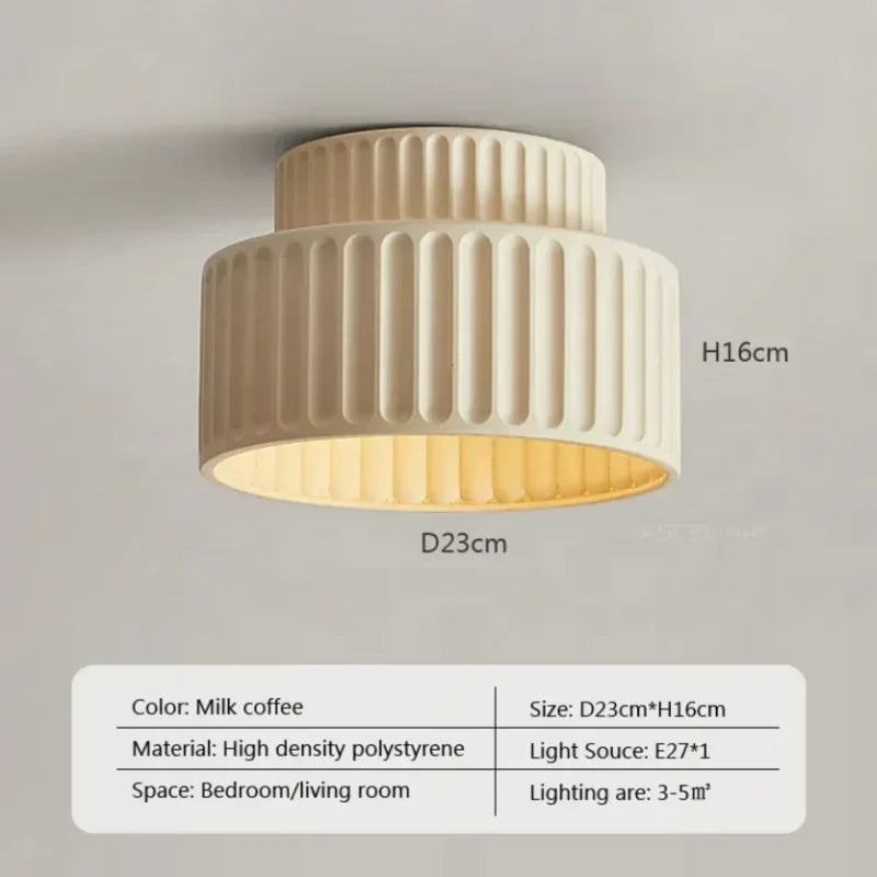 Plafonnier LED nordique pour chambre à coucher, bureau, salon, couloir, balcon, décoration d'intérieur, lampes et lanternes