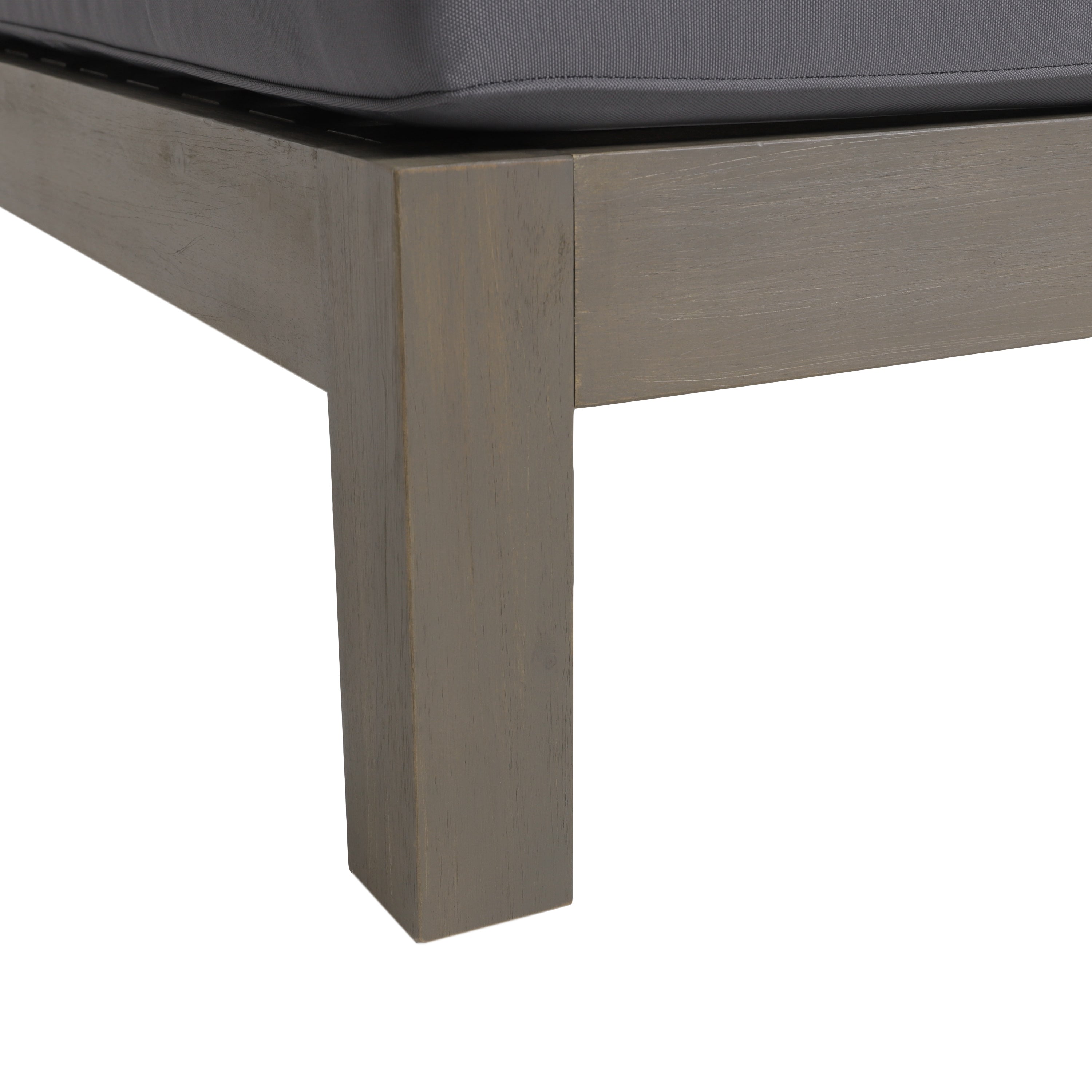 BANQUETTE D'ANGLE DROIT BRAVA X-BACK, GRIS FONCÉ