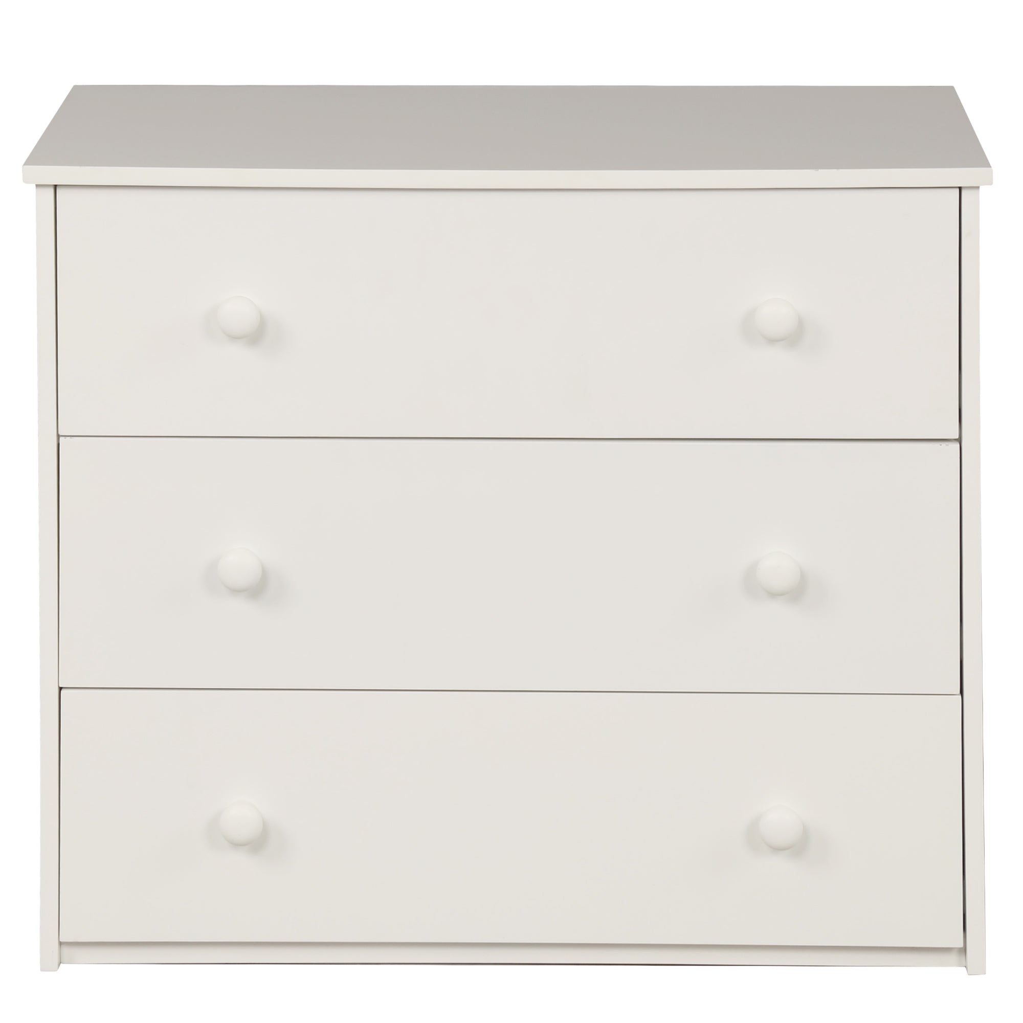 Lit mezzanine simple avec armoire et bureau roulant portable - Blanc (ANCIEN SKU : LP000113AAK)