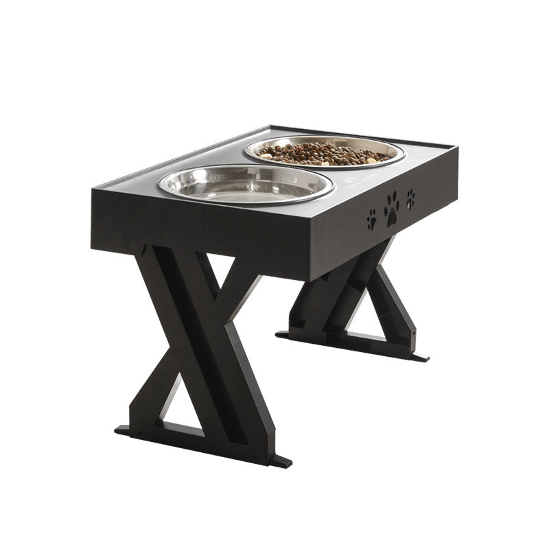 Gamelle pour animaux de compagnie, gamelle pour chien, gamelle pour animaux de compagnie, gamelle en acier inoxydable, gamelle pliable avec table élévatrice