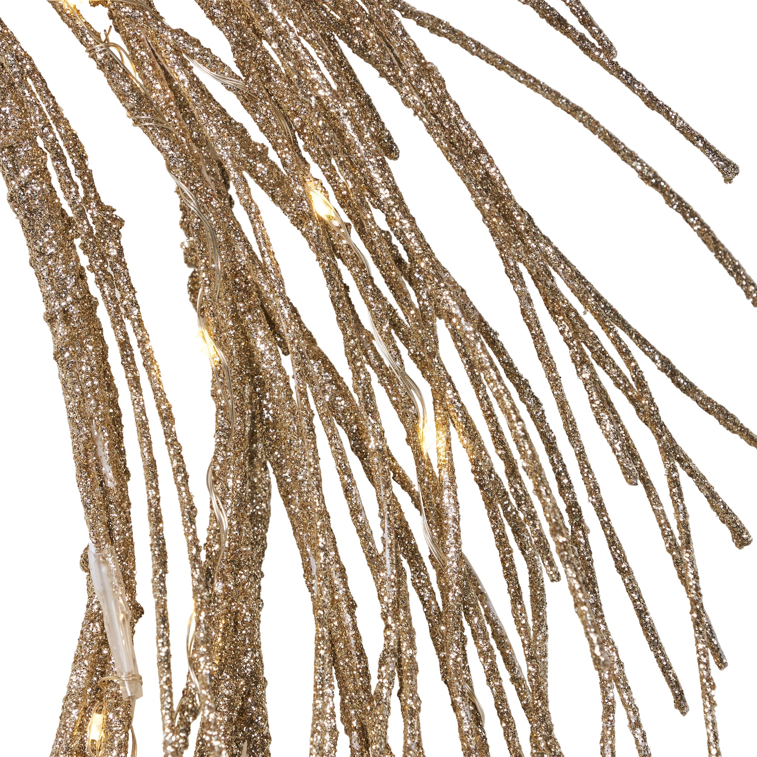 COURONNE EN PAPIER DE 24" AVEC LUMIÈRES LED