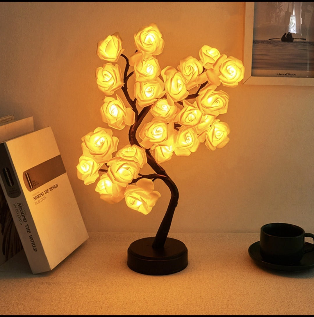 Nouvelle lampe LED pour arbre Sakura Rose Light Veilleuse décorative