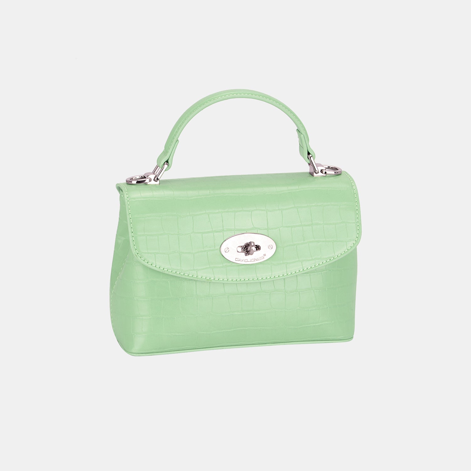 Sac à main en cuir PU texturé David Jones