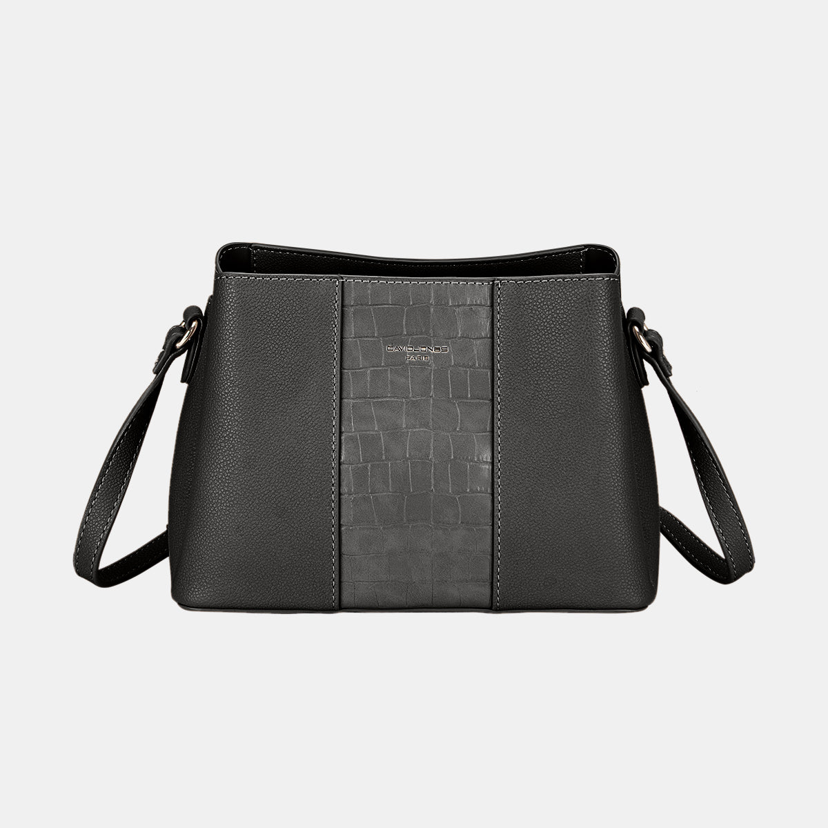 Sac bandoulière en cuir PU David Jones