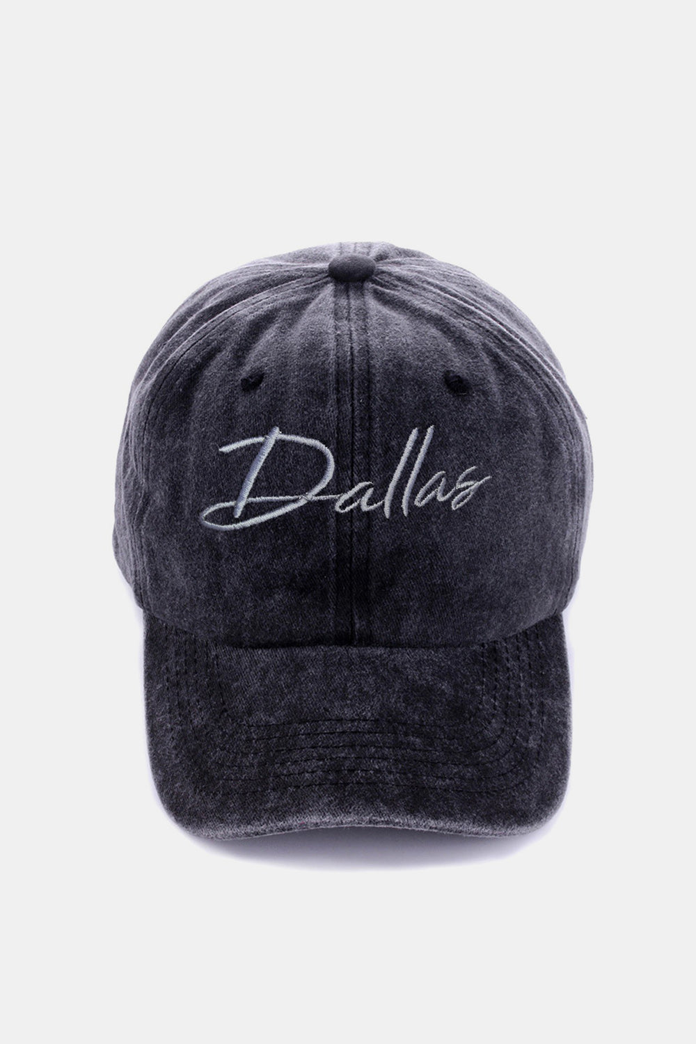 Casquette de baseball brodée Zenana Washed DALLAS
