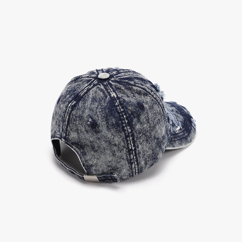 Casquette de baseball en coton vieilli