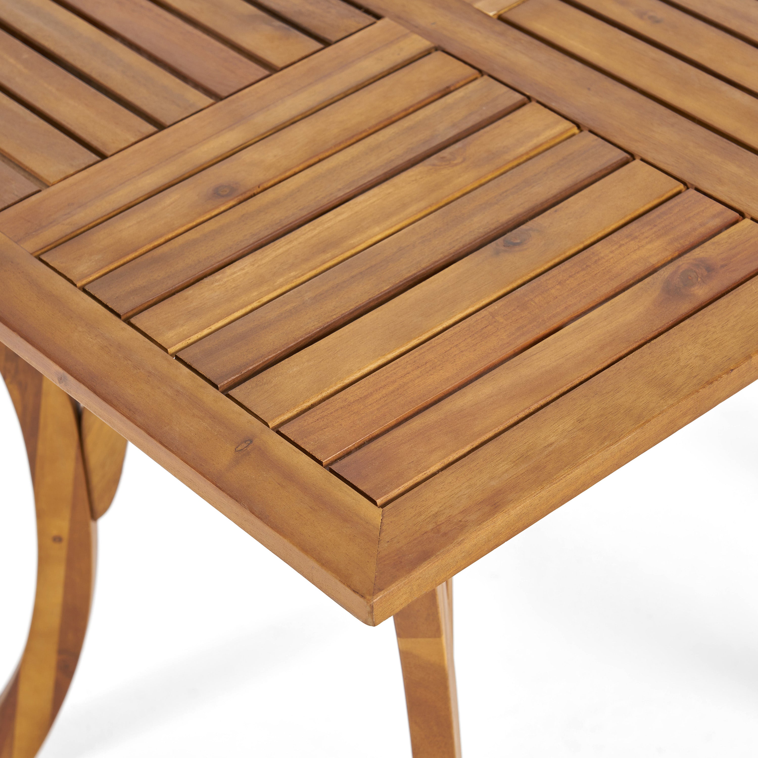 ENSEMBLE DE SALLE À MANGER EN BOIS 5 PIÈCES HERMOSA AVEC COUSSINS