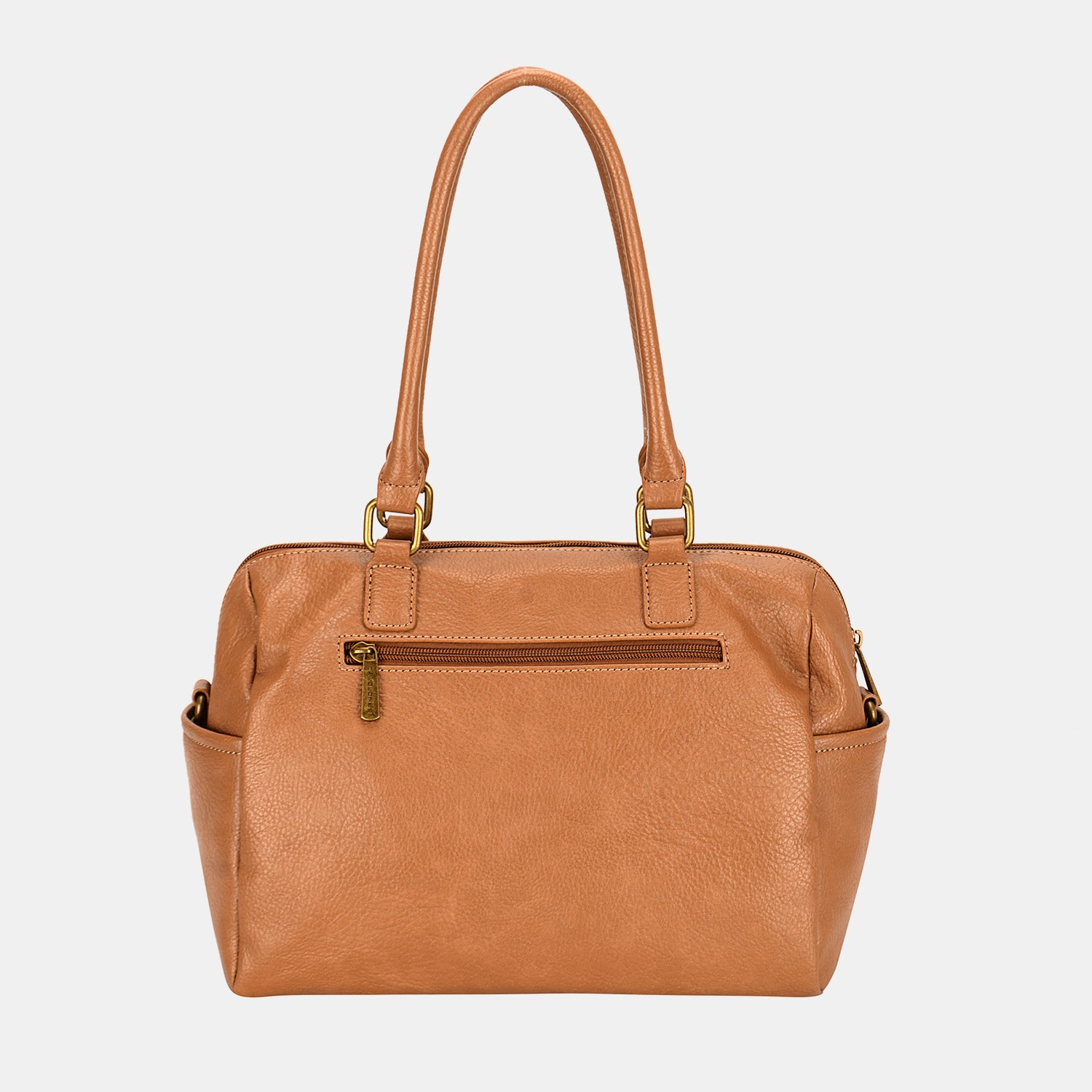 Sac à main en cuir PU à fermeture éclair David Jones