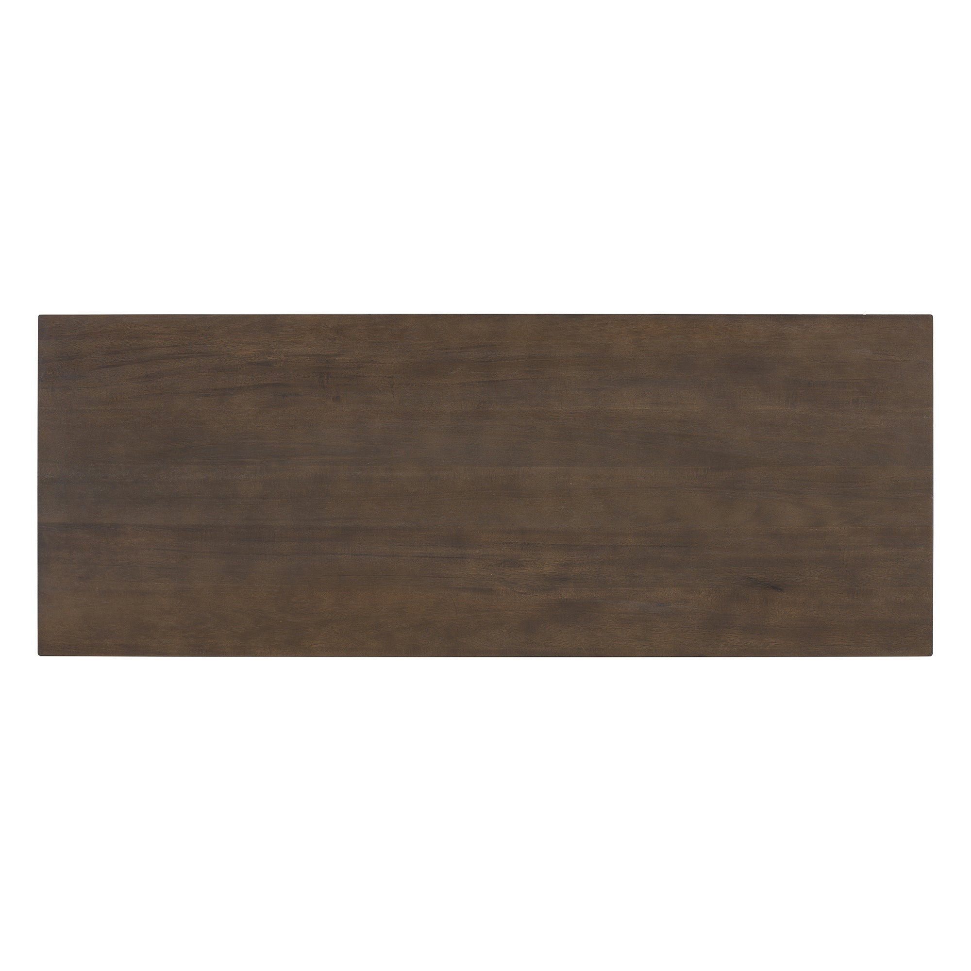 Console rustique vintage de 48 pouces – Table d'entrée de style ferme avec étagère ouverte et construction robuste (noyer)