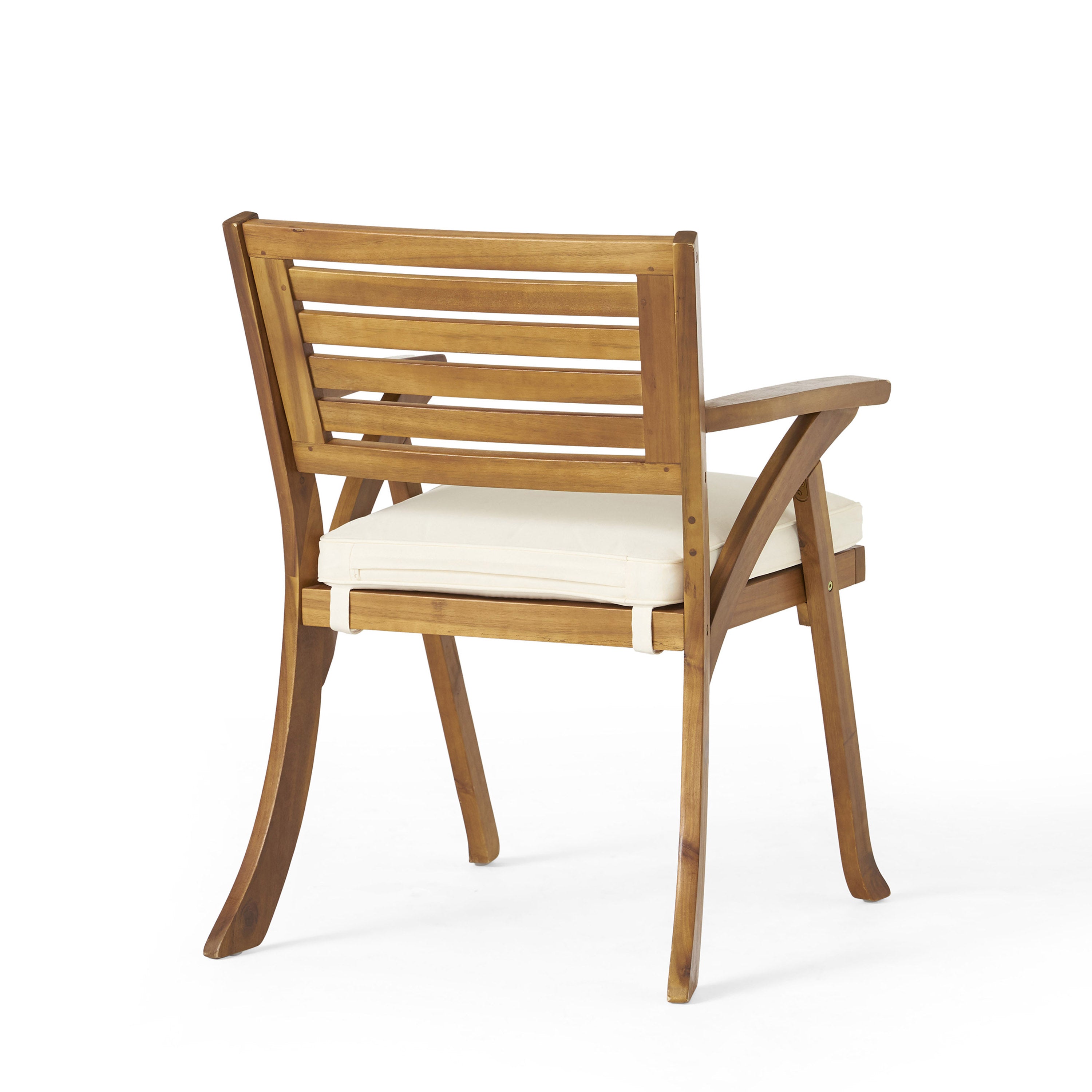ENSEMBLE DE SALLE À MANGER EN BOIS 5 PIÈCES HERMOSA AVEC COUSSINS