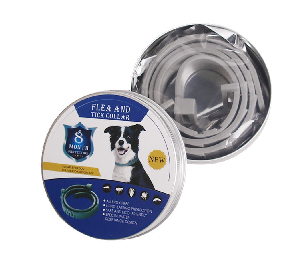 Collier anti-insectes réglable pour chiens et chats de grandes, moyennes et petites tailles
