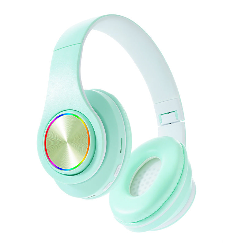 Casque sans fil B39 Respiration Lumière Connexion stable Faible latence Réduction du bruit Basses profondes Bluetooth