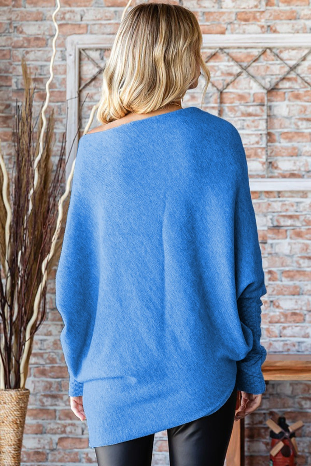 Pull à manches dolman asymétriques First Love