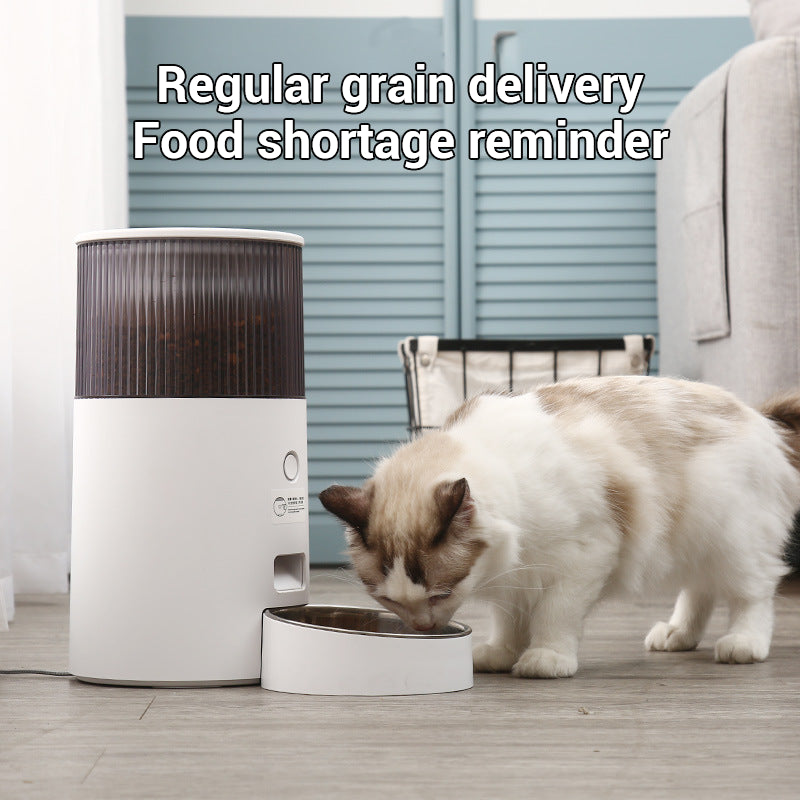 Distributeur automatique de nourriture intelligent pour animaux de compagnie, chronométré et quantitatif, pour chats et chiens