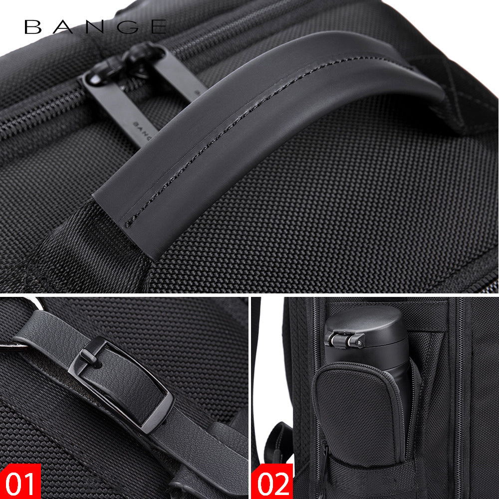 Sac à dos de voyage imperméable pour homme, en tissu Oxford, idéal pour les affaires, les études ou les voyages