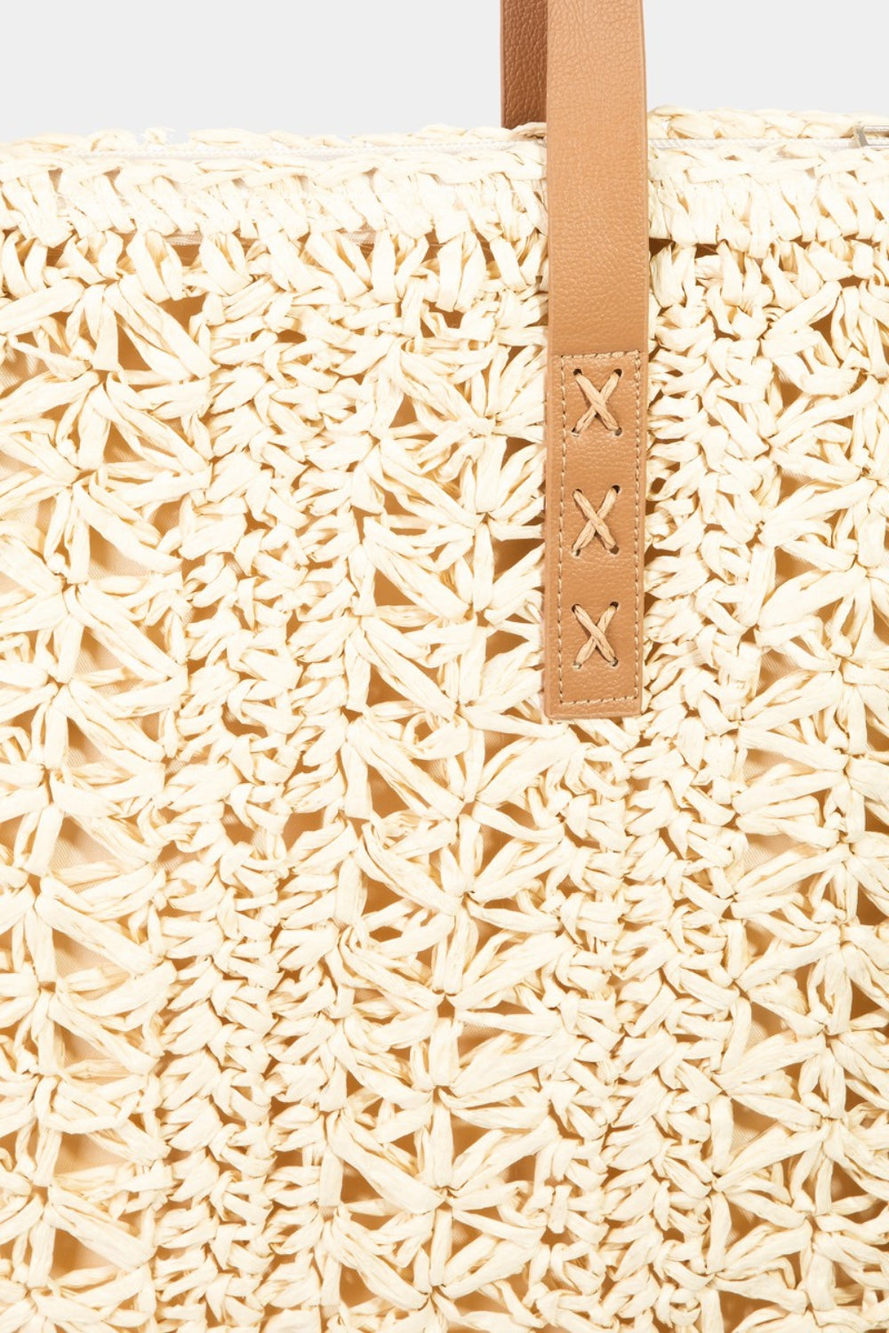 Sac fourre-tout en paille tressée Fame