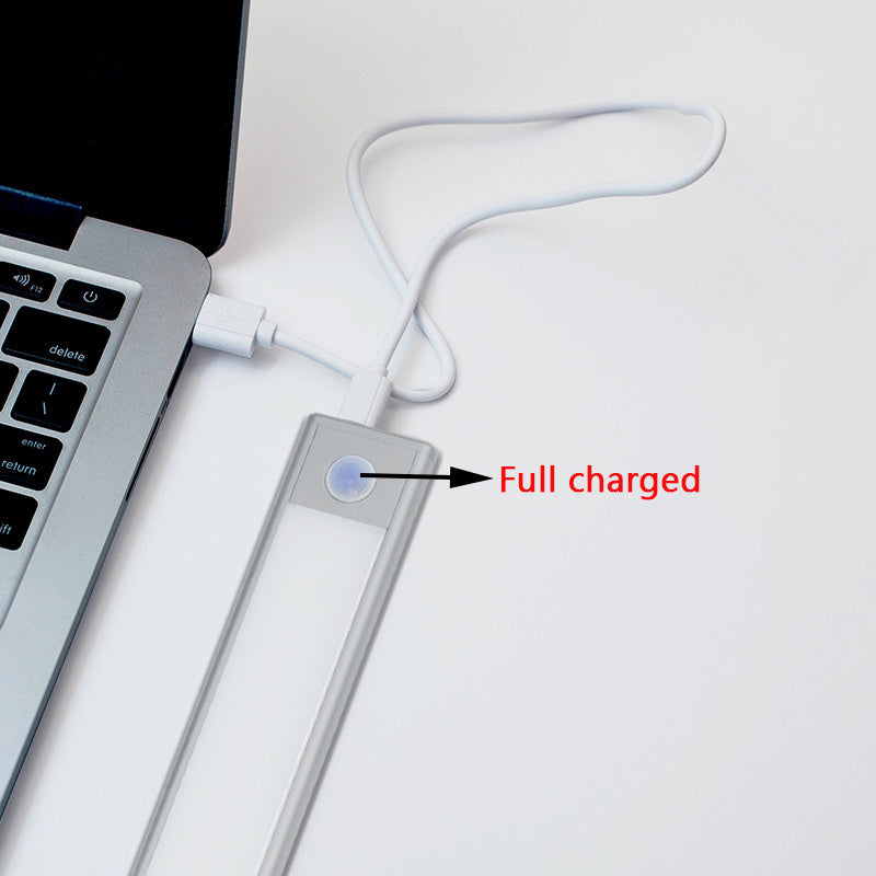 Lampe LED sous-meuble avec détecteur de mouvement, rechargeable par USB, veilleuse pour placard, cuisine, applique murale d'intérieur