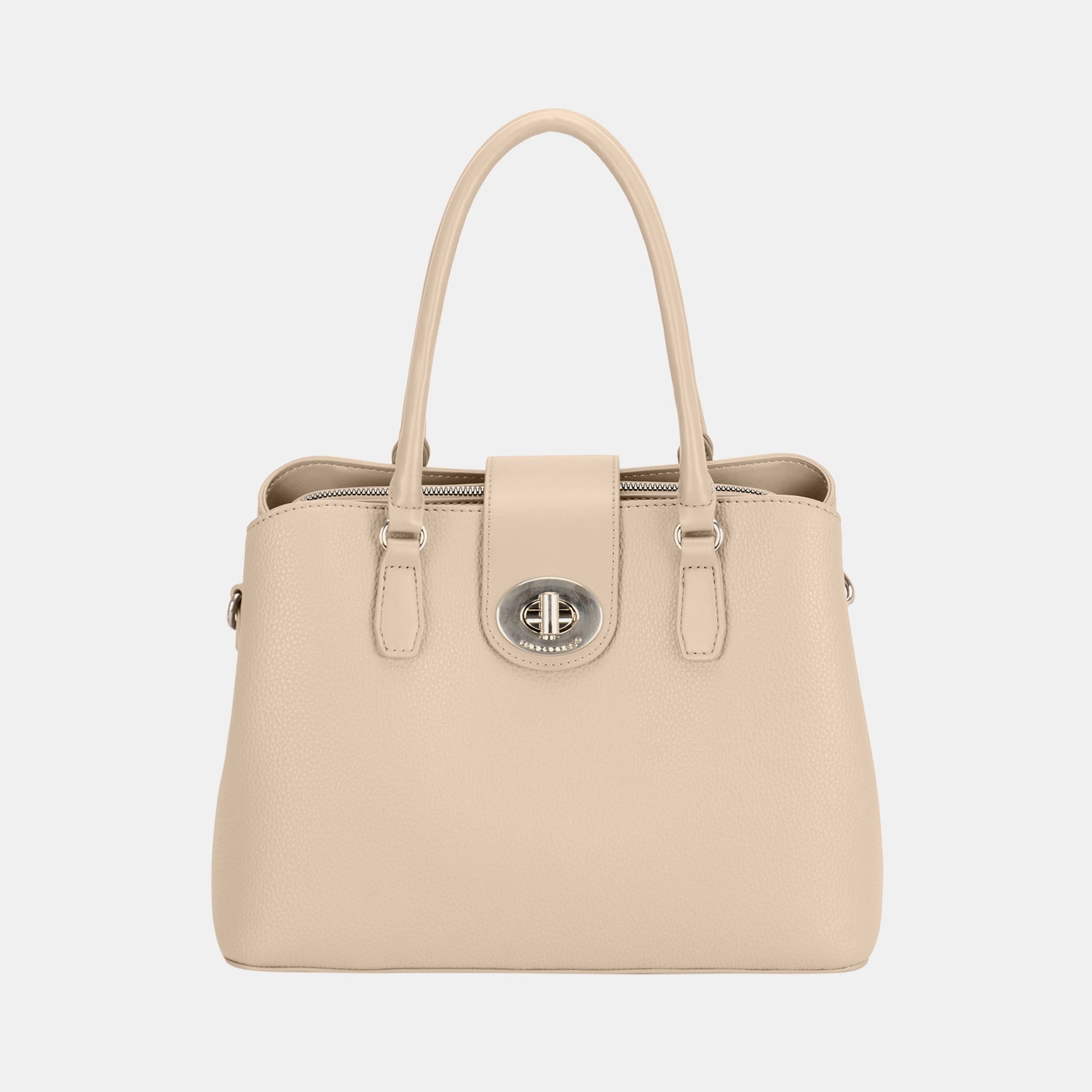 Sac fourre-tout en cuir PU à fermoir tournant David Jones