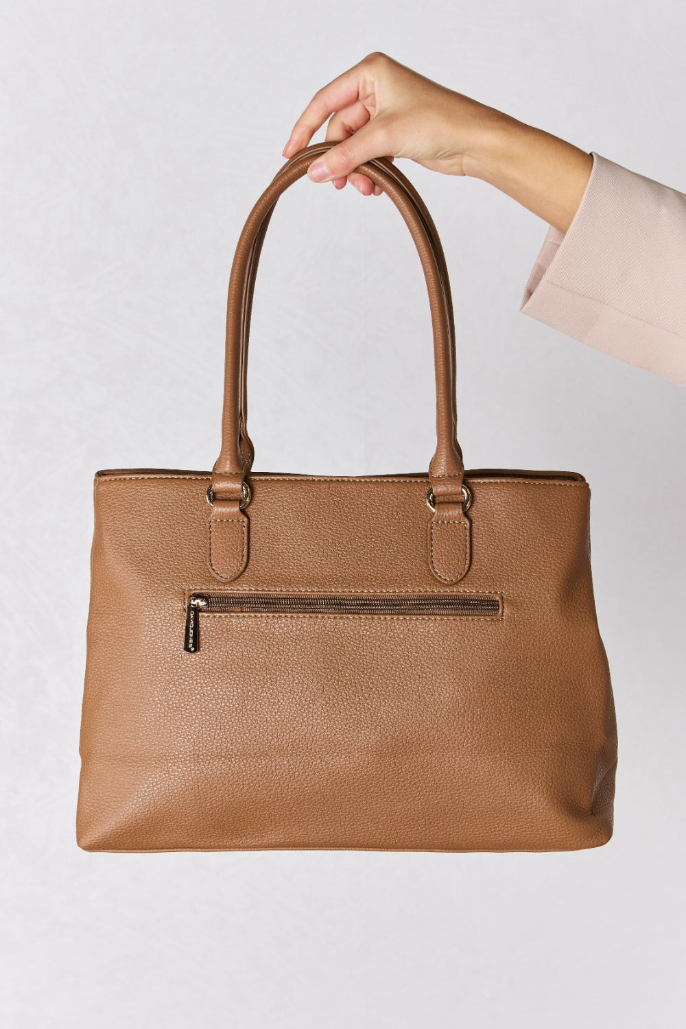 Sac à main en cuir structuré David Jones