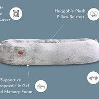 Lit pour chien pour humains Lit portable pour animaux de compagnie Lit géant pour chien Lit humain Lit pour chat Lit pour chien