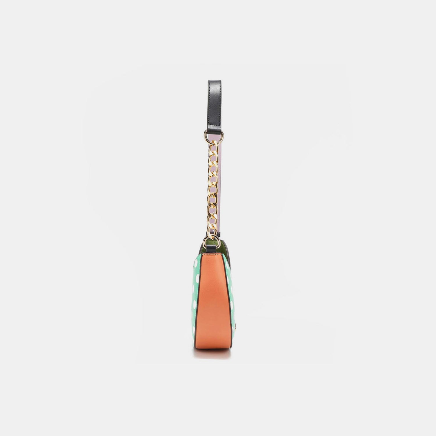 Sac à bandoulière en cuir vegan à pois Nicole Lee USA