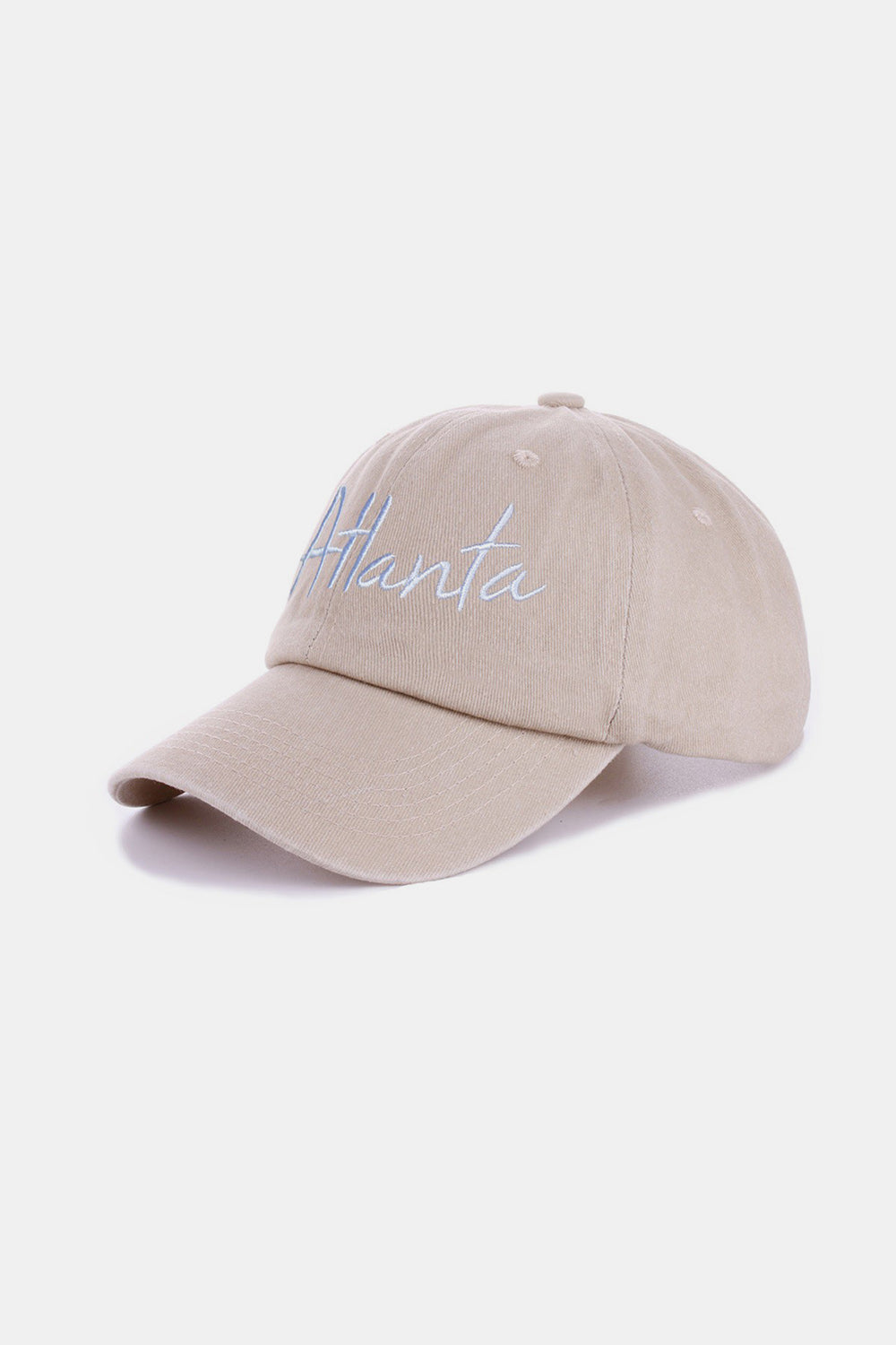 Casquette de baseball brodée Zenana Washed ATLANTA
