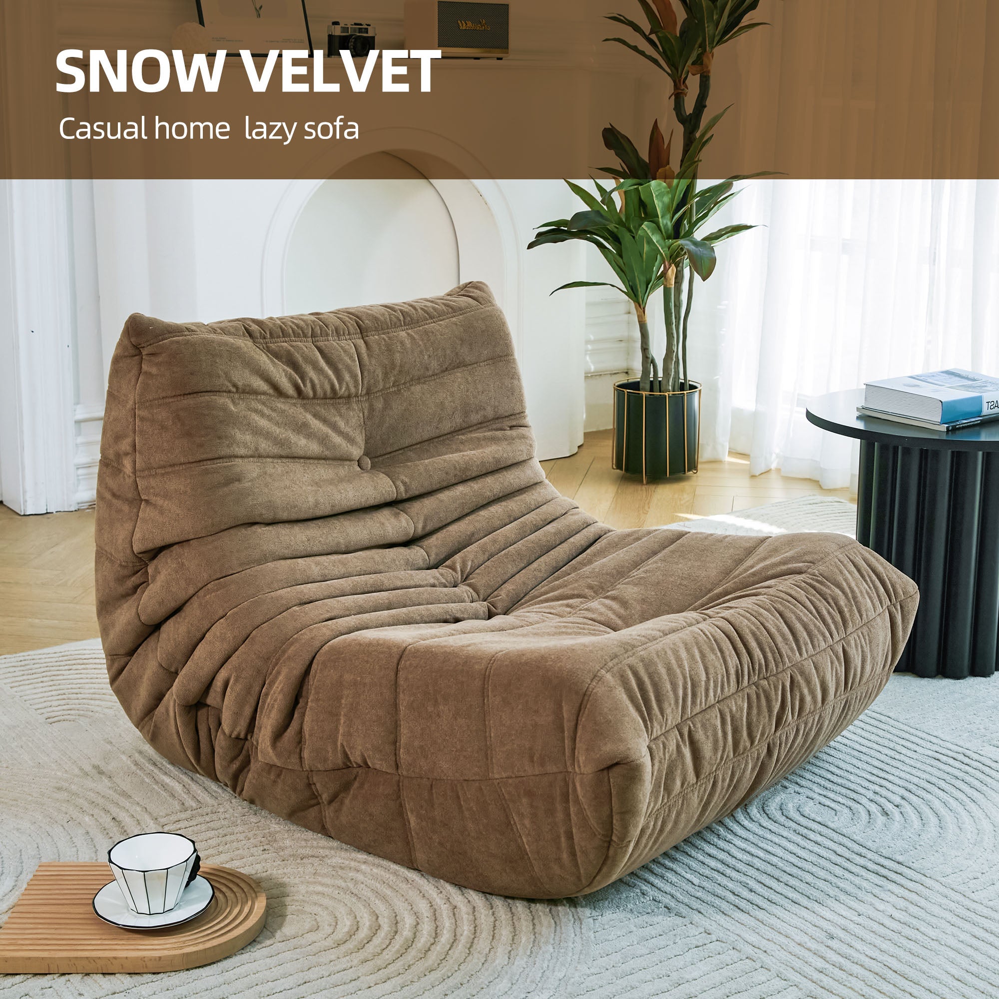 Canapé de sol, fauteuil poire pour adultes, fauteuil poire au coin du feu, fauteuil en mousse à mémoire de forme pour la maison, le bureau, l'appartement ou la salle de jeux