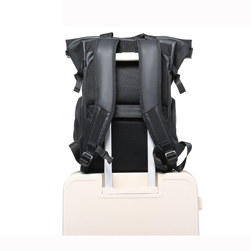 Sac à dos d'ordinateur professionnel, sac de voyage étanche de grande capacité