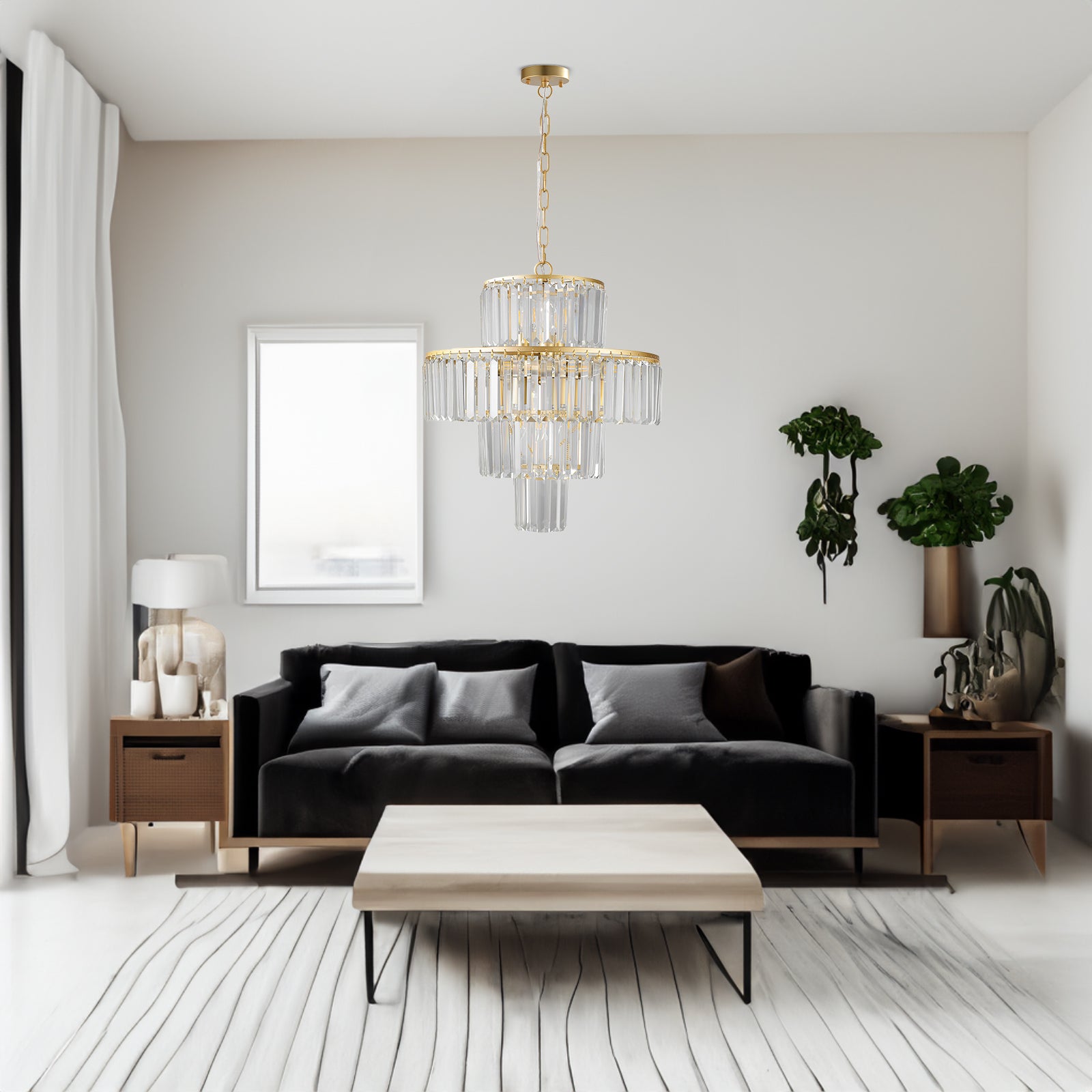 Lustre en cristal de luxe, lustres modernes, luminaire suspendu pour salle à manger, chambre à coucher, salon