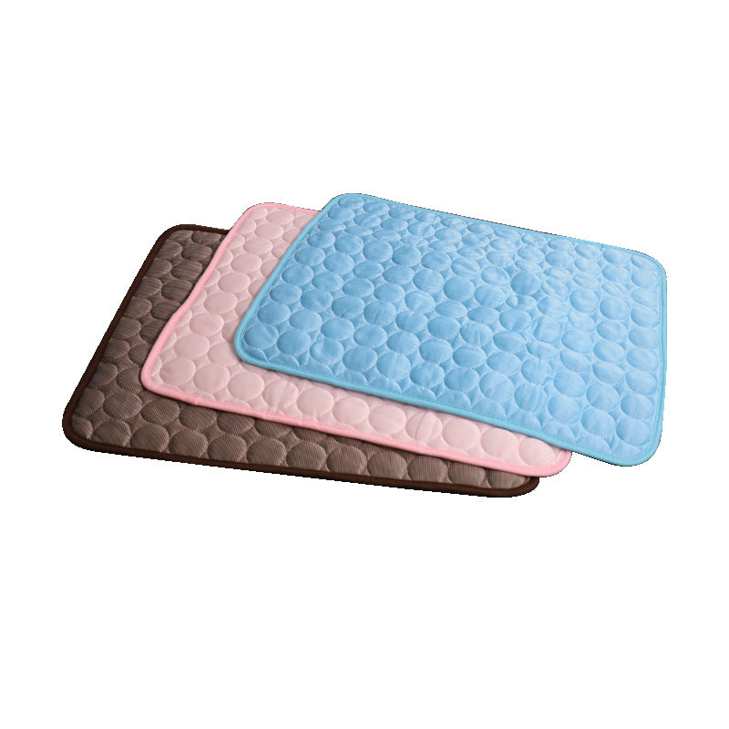 Tapis de refroidissement d'été pour animaux de compagnie, tapis pour chien, tapis en soie glacée, tapis rafraîchissant pour chat