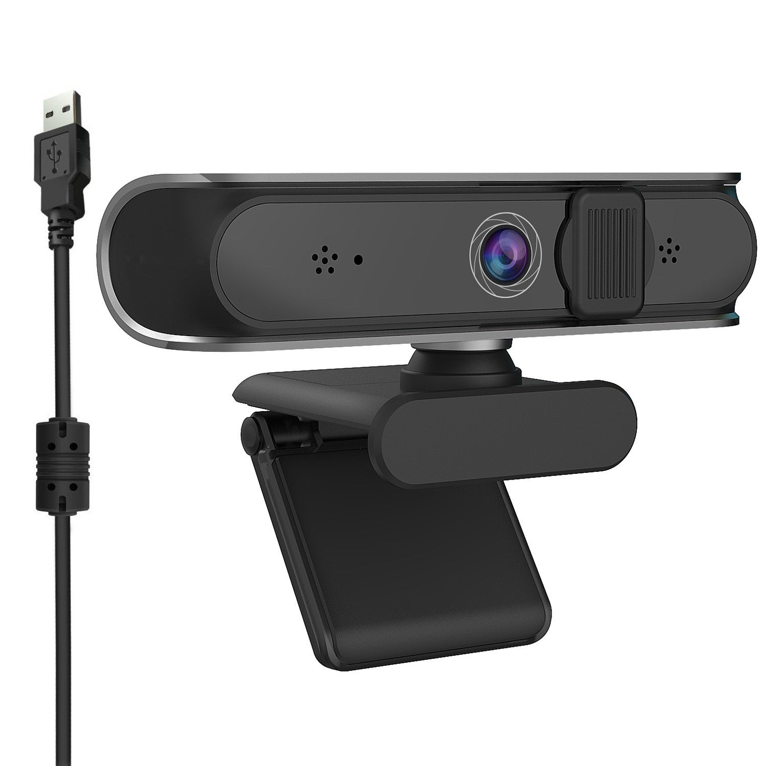 Caméra d'ordinateur avec autofocus 5 millions AF et prise en charge de la vidéoconférence 1080P et des cours en ligne