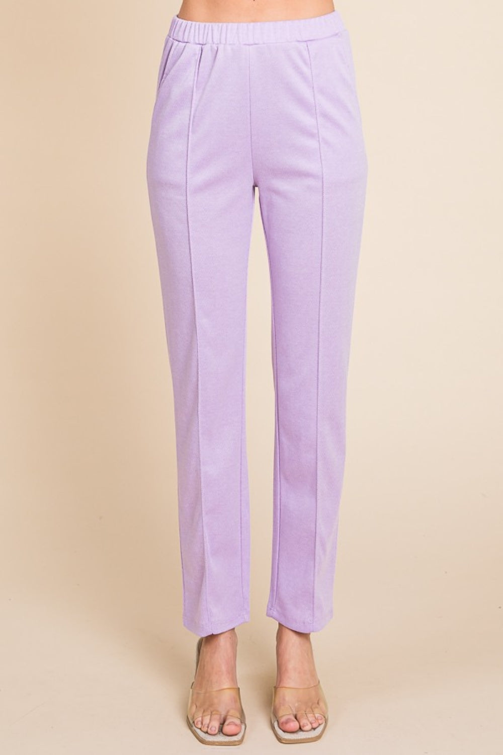 Pantalon slim à pinces Culture Code pleine grandeur