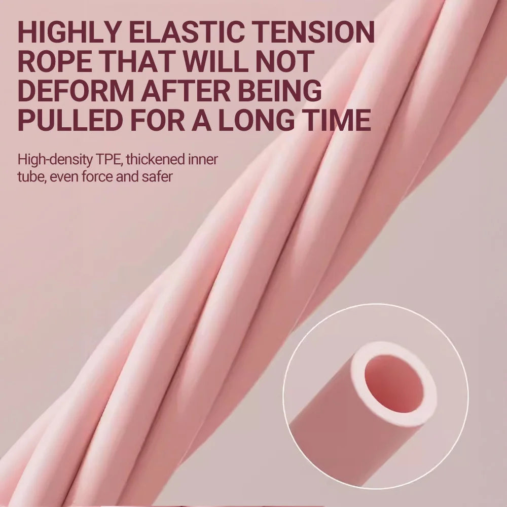 Bandes élastiques de résistance à 6 tubes pour pédales, exercices de fitness, abdominaux, bandes élastiques