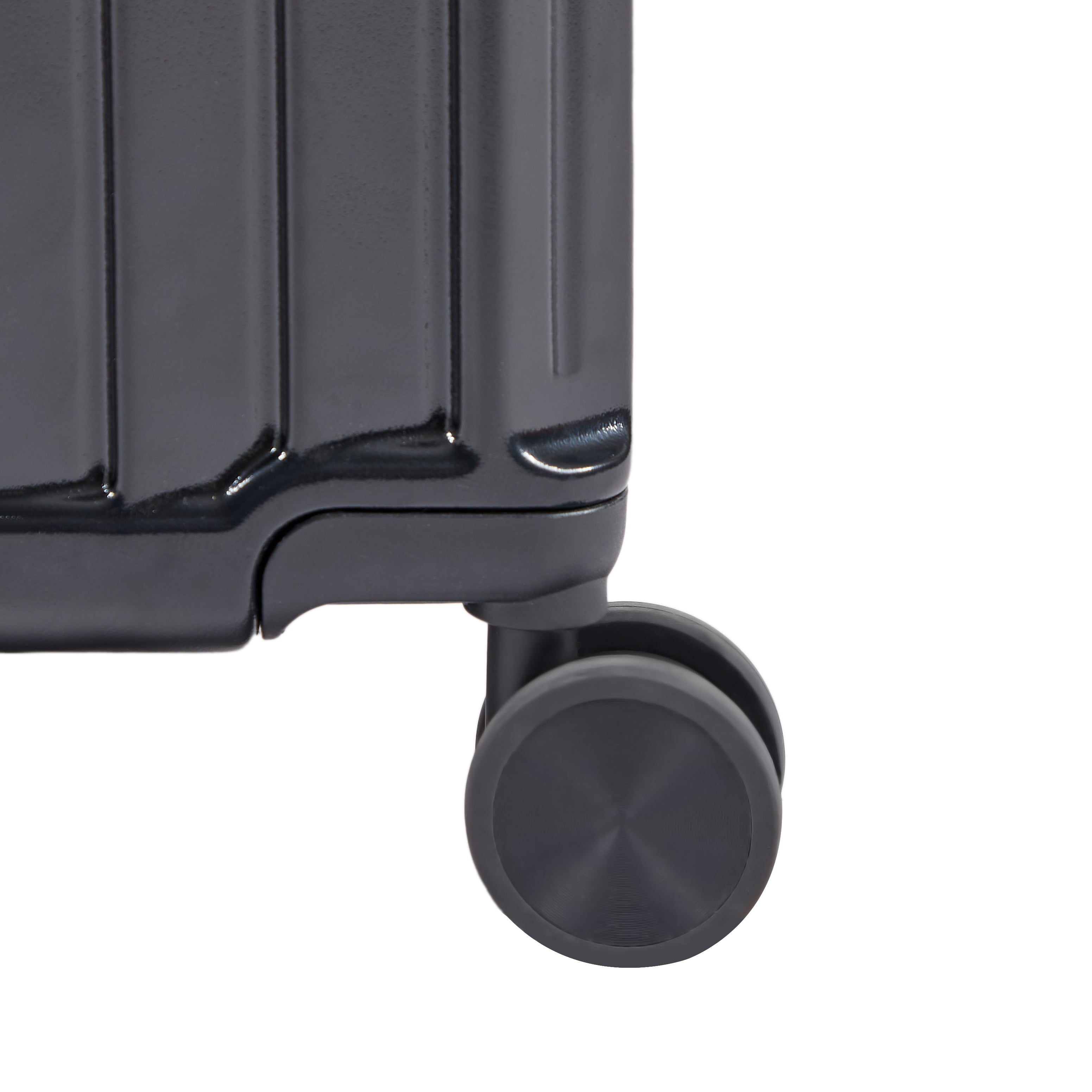 Ensemble de 4 valises (20"/24"/29"/sac de voyage), valises légères et résistantes en PC et ABS avec porte-gobelet pliable, serrure TSA, noir