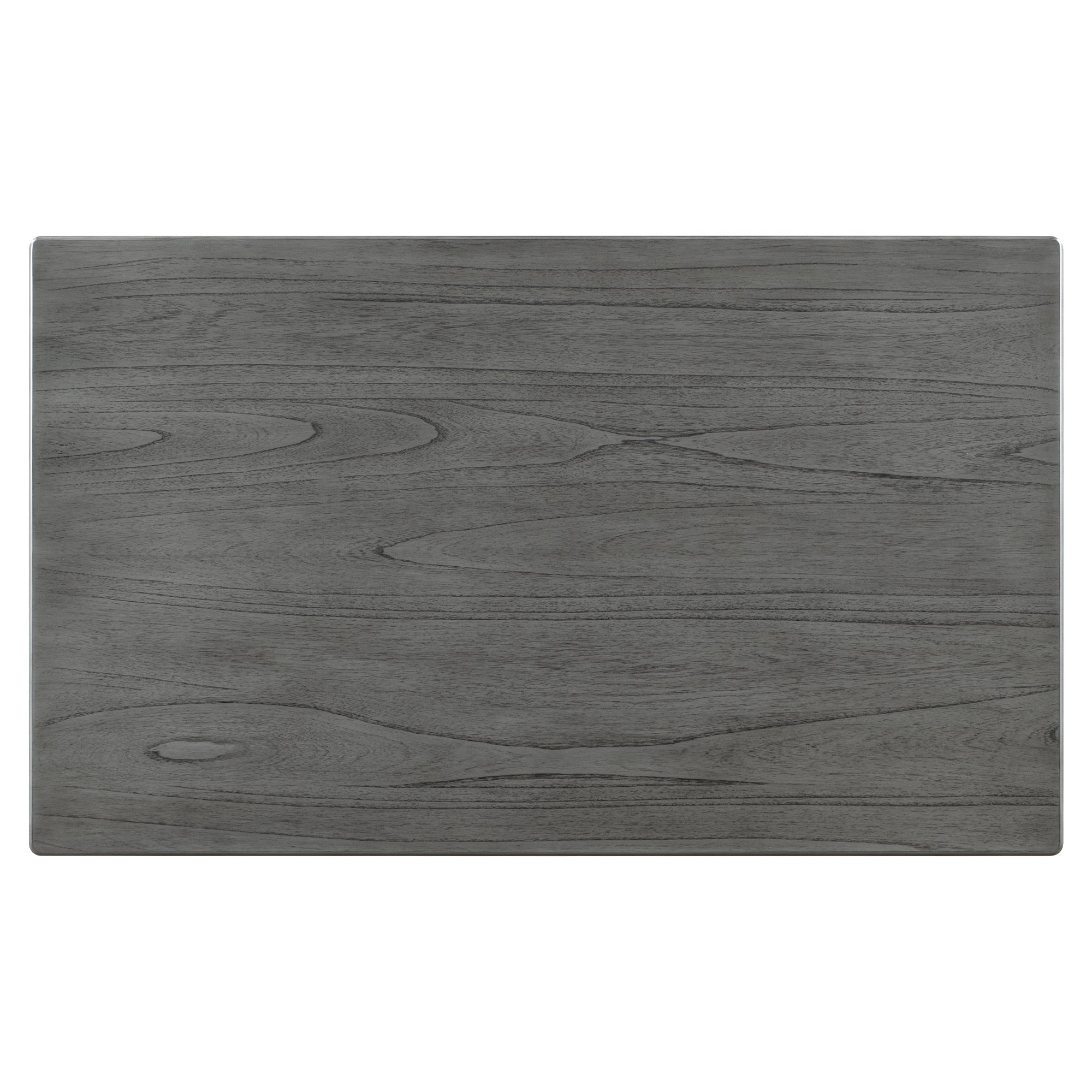 Ensemble de salle à manger TREXM de style classique et traditionnel, 6 pièces, comprenant une table à manger, 4 chaises rembourrées et un banc (blanc et gris)