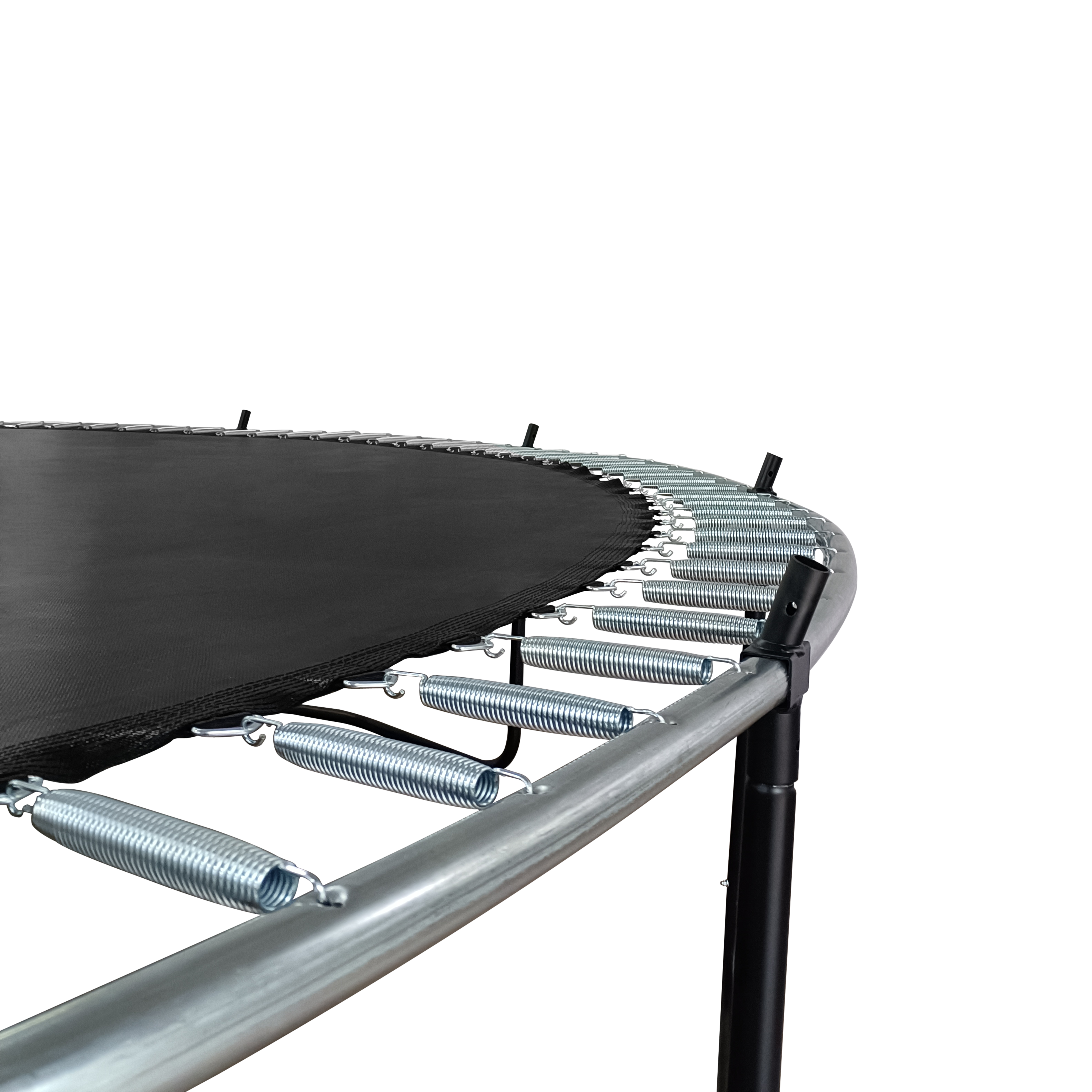 Trampoline de divertissement de 14 pieds avec clôture - échelle et revêtement antirouille, trampoline d'extérieur pour enfants approuvé ASTM